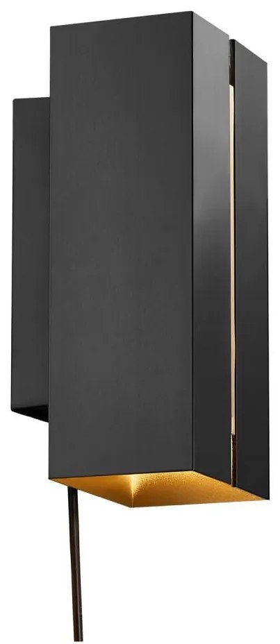 Nordlux - Lampada da parete dimmerabile CURTIZ 2xLED 4,5W 230V nero