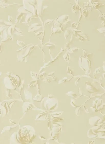 Tapete Magnolia & Pomegranate von Sanderson -Parchment/ Milk