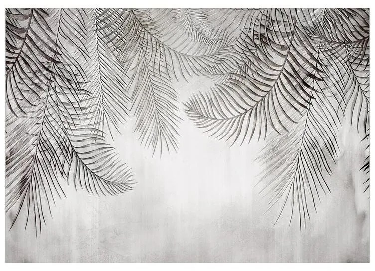 Fotomurale adesivo  Night Palm Trees  Larghezza x Altezza Home decor 147x105