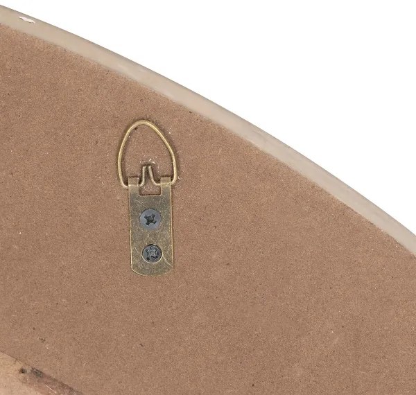 Atmosphera - Specchio da parete ANOKI diametro 99 cm eucalipto