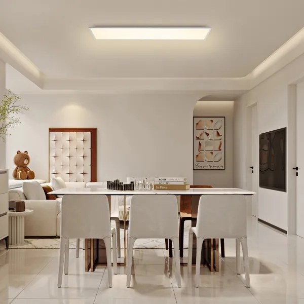 Brilagi - Lampada LED dimmerabile SLIMFRAME LED/58W/230V 120x30 cm bianco + telecomando