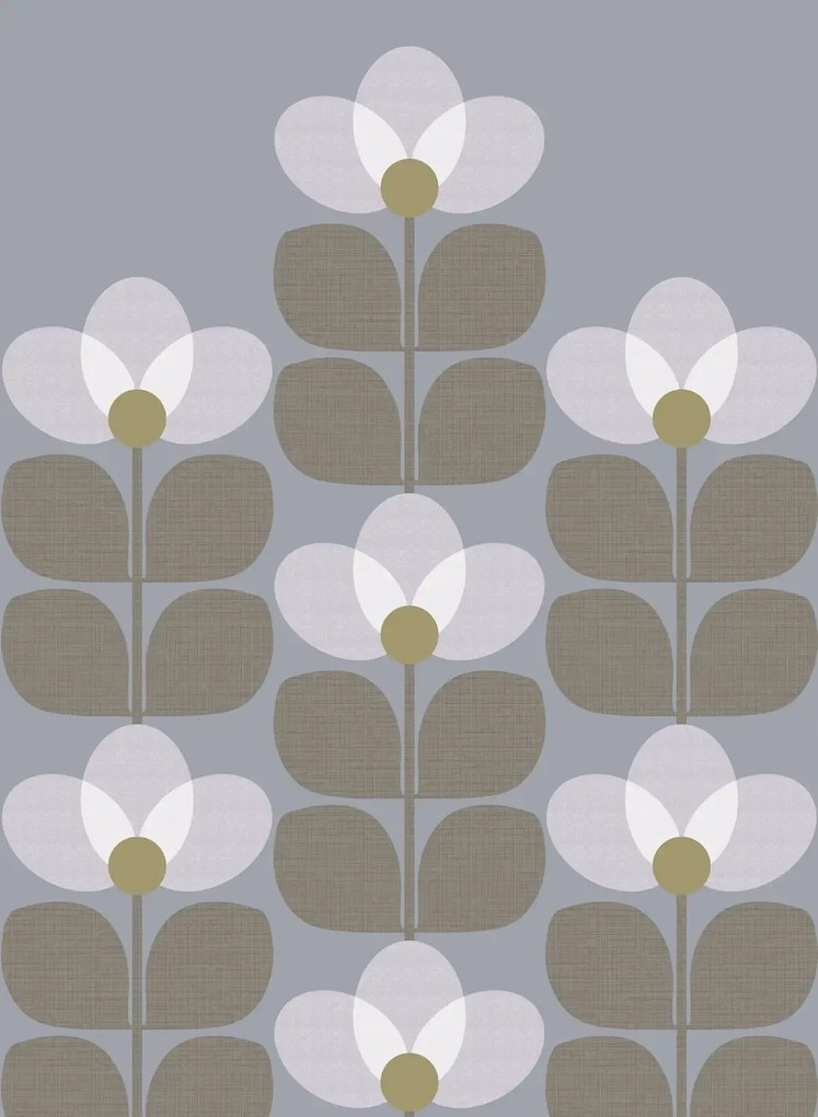 Isidore Leroy Carta da parati panoramica Flower - Neige Panel A