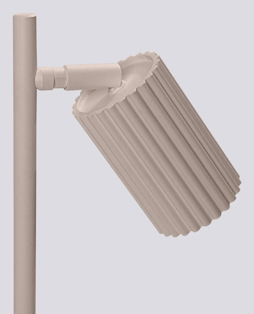 Lampada da tavolo grigio tortora in metallo (altezza totale 43 cm) Gleam – Sollux
