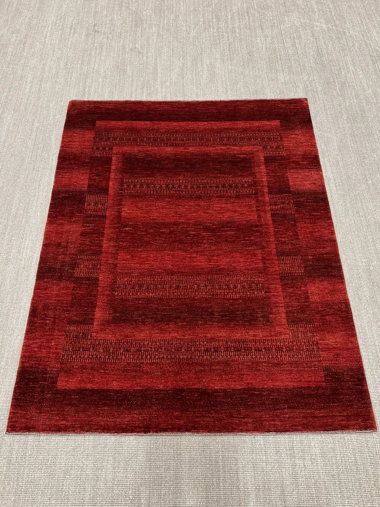 Loribaft Tappeto 180 x 230 Rosso (Iran) Annodato A Mano