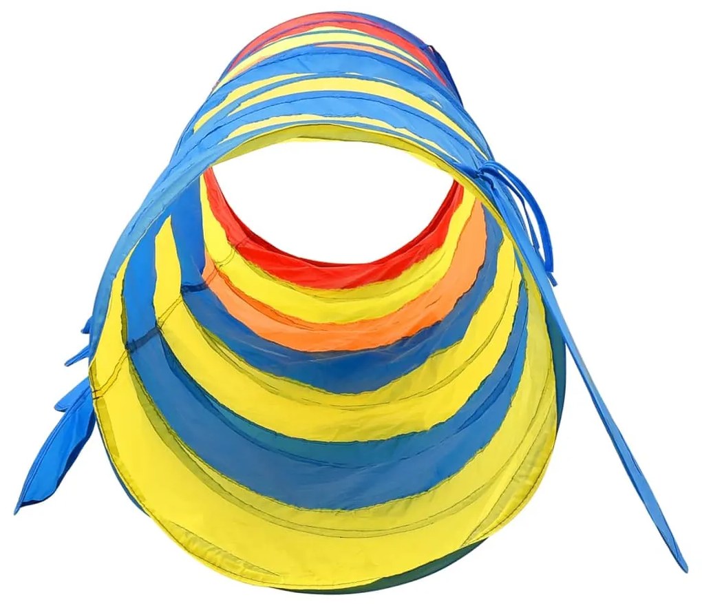 Tunnel Gioco Bambini 250 Palline Multicolore 245 cm Poliestere