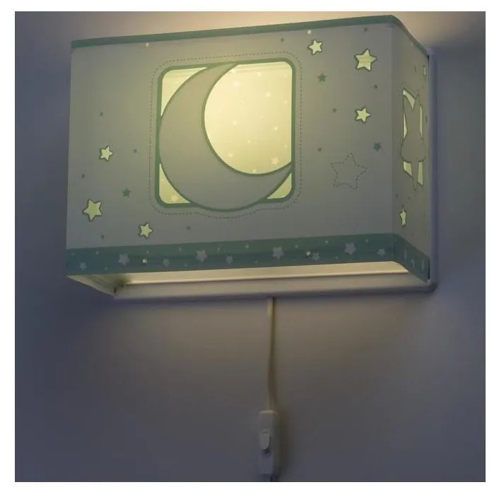 Dalber D-63238H - Applique per bambini MOONLIGHT 1xE27/60W/230V