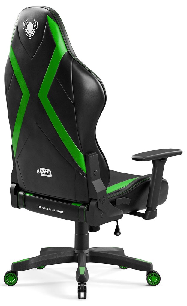 Sedia da gaming Diablo X-Horn 2.0 Normal Size: nero-verde