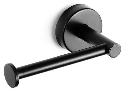 New line p15 portarotolo orizzontale in acciaio inox nero opaco