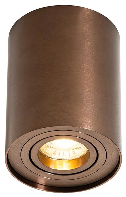 Faretto da soffitto smart bronzo scuro ruotabile e inclinabile con Wifi GU10 50mm - Rondoo Up