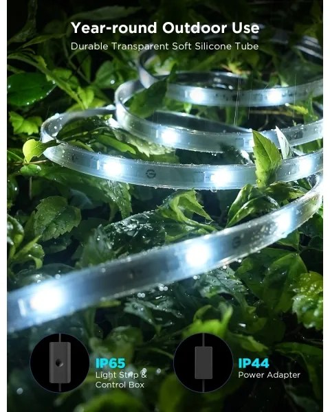 Govee - Striscia LED per esterni Pro SMART RGBICWW 10m Wi-Fi IP65