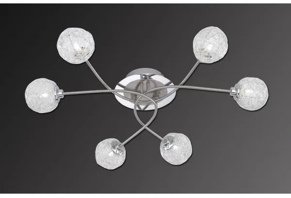 Paul Neuhaus 6796-55 - Lampadario da parete WOMBLE 6xG9/28W/230V