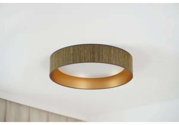 Brilagi - Lampada LED da soffitto BOSTON ROLLER LED/24W/230V Ø45 cm marrone/oro