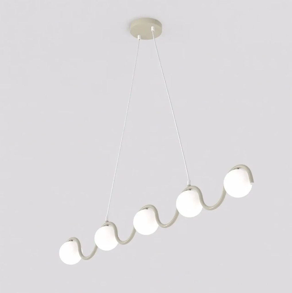 Lampada a Sospensione SINUS 5 5xG9 in Acciaio