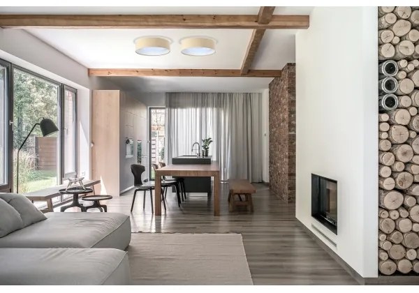 Plafoniera LED GALAXY LED/24W/230V beige/bianco