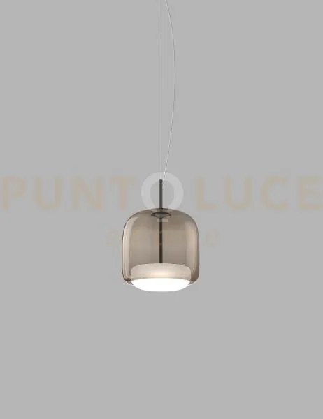 Jube sospensione p fume' bianco nero opaco 2 l2202  1 led 13w 2000l...