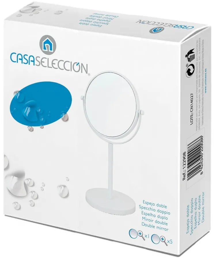Specchio per make-up con ingrandimento (5x) ø 17 cm – Casa Selección