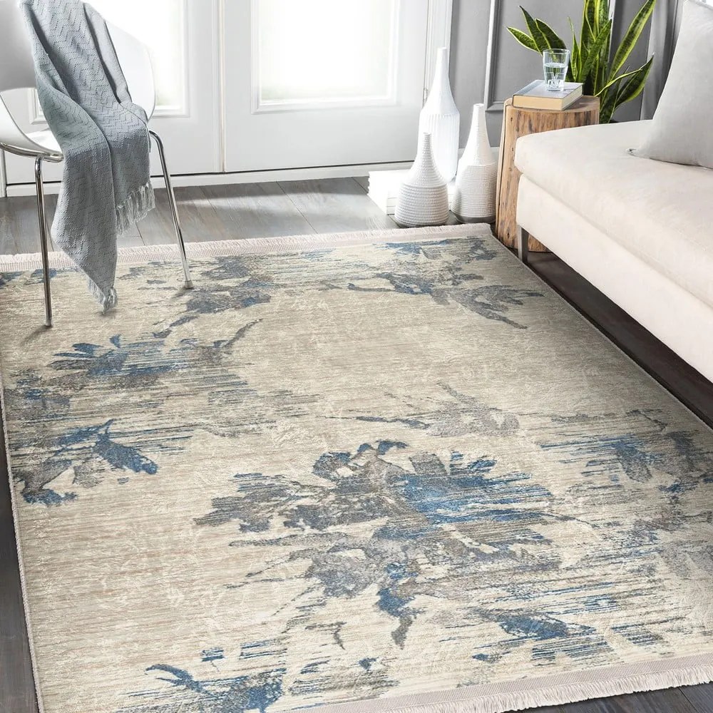 Tappeto blu-beige 160x230 cm - Mila Home