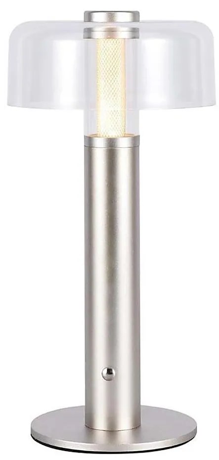 LED Lampada da tavolo ricaricabile dimmerabile LED/1W/5V 3000K 1800 mAh oro