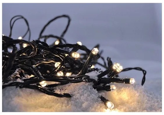 Solight 1V04-WW- Catena natalizia LED da esterno 300xLED/8 funzioni 35m IP44 bianco caldo