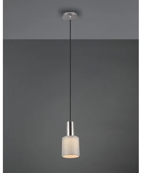 Trio - Lampadario su corda WAILER 1xGU10/5W/230V grigio