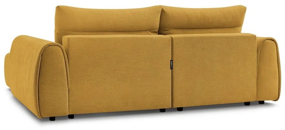 Divano angolare in giallo ocra Aden – Bobochic Paris