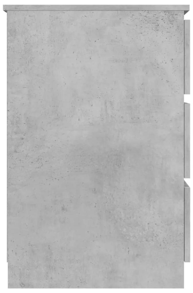 Scrivania Grigio Cemento 140x50x77 cm in Legno Multistrato