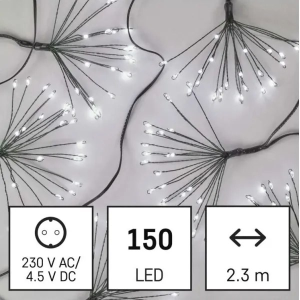 Catena di Natale LED 150xLED/5,35m bianco freddo
