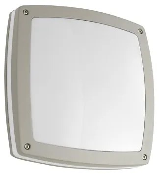 Lampada applique per esterni 30x30 cm PARIS in alluminio Silver