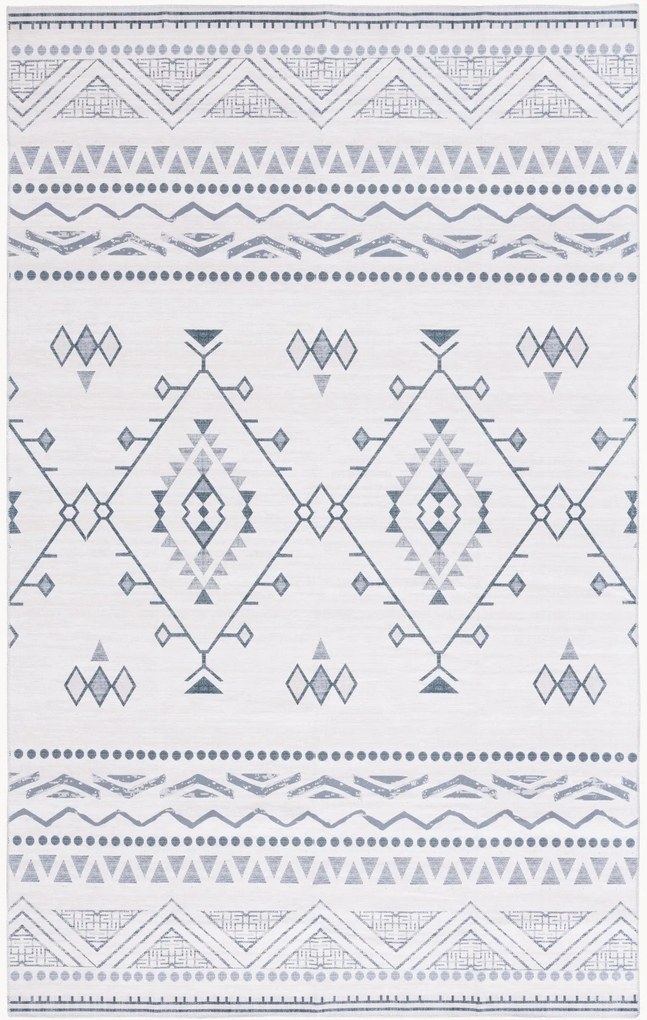 Tappeto a pelo basso tessuto a mano Evangeline