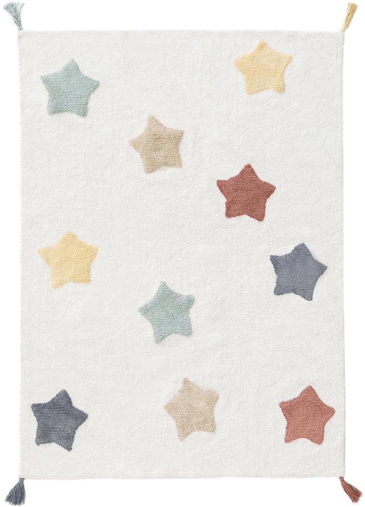 Lytte Tappeto lavabile per bambini Stars Multicolor 120x170 cm - Tappeto cameretta