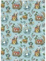 Sanderson Tapete Alice in Wonderland - Puddle Blue