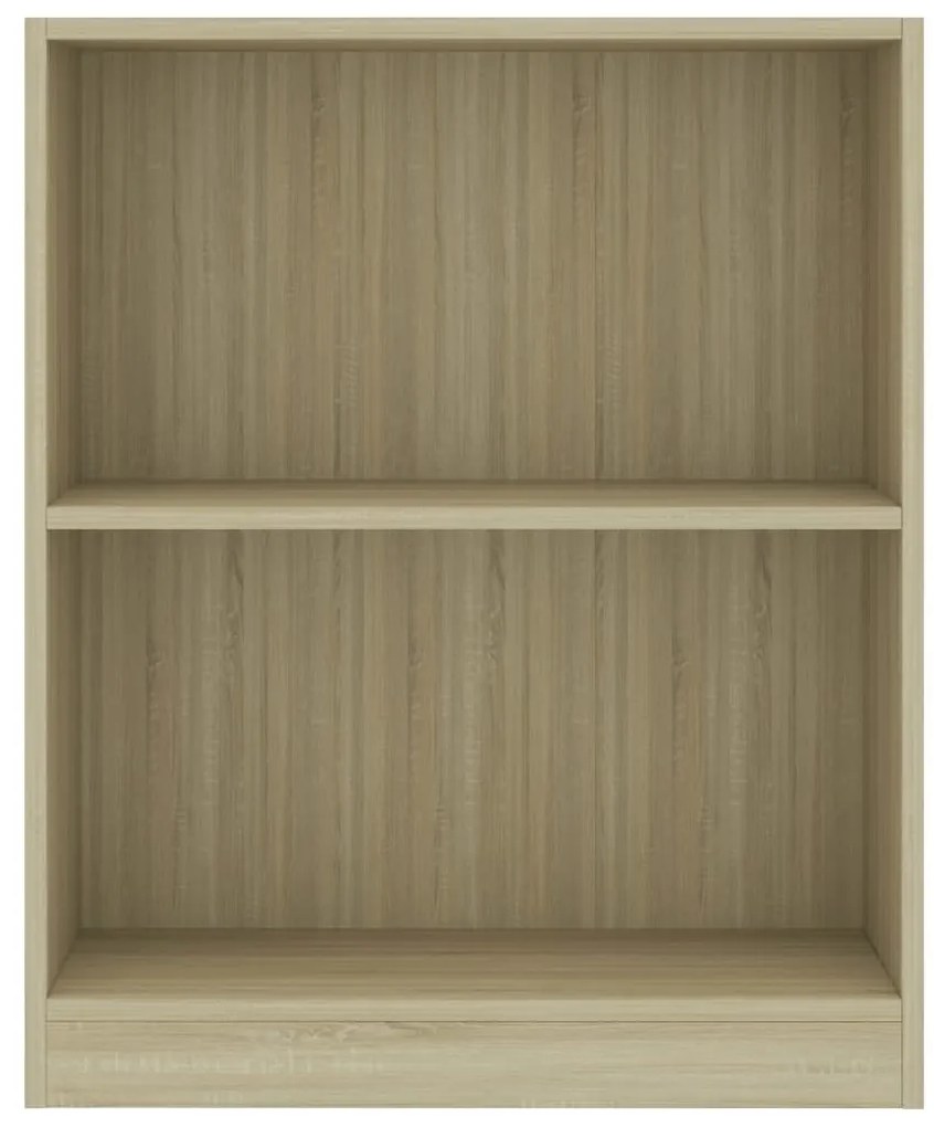 Libreria Rovere Sonoma 60x24x76 cm in Legno Multistrato