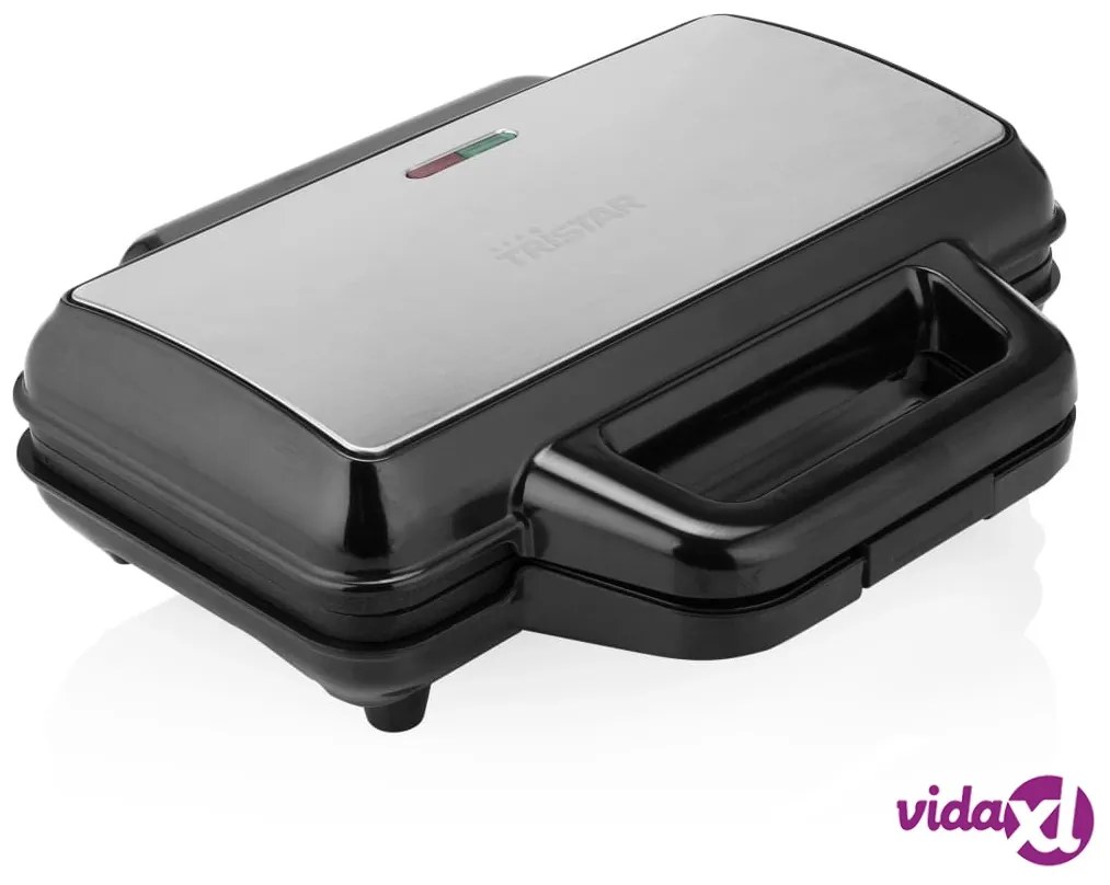 Tristar Piastra per Waffle WF-1171 1000 W Nero e Argento