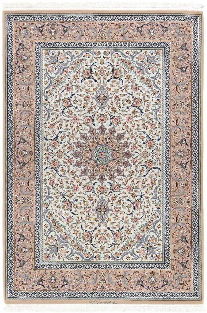 Isfahan Tappeto persiano 210 x 130 (Iran) Annodato A Mano