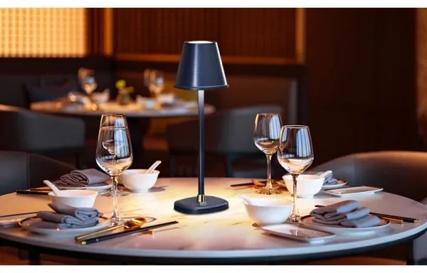 Retlux - LED Lampada da tavolo ricaricabile dimmerabile LED/3W/1800 mAh blu scuro
