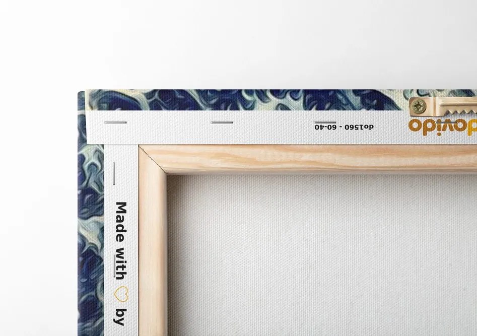 Quadro su tela – Fiore artistico astratto