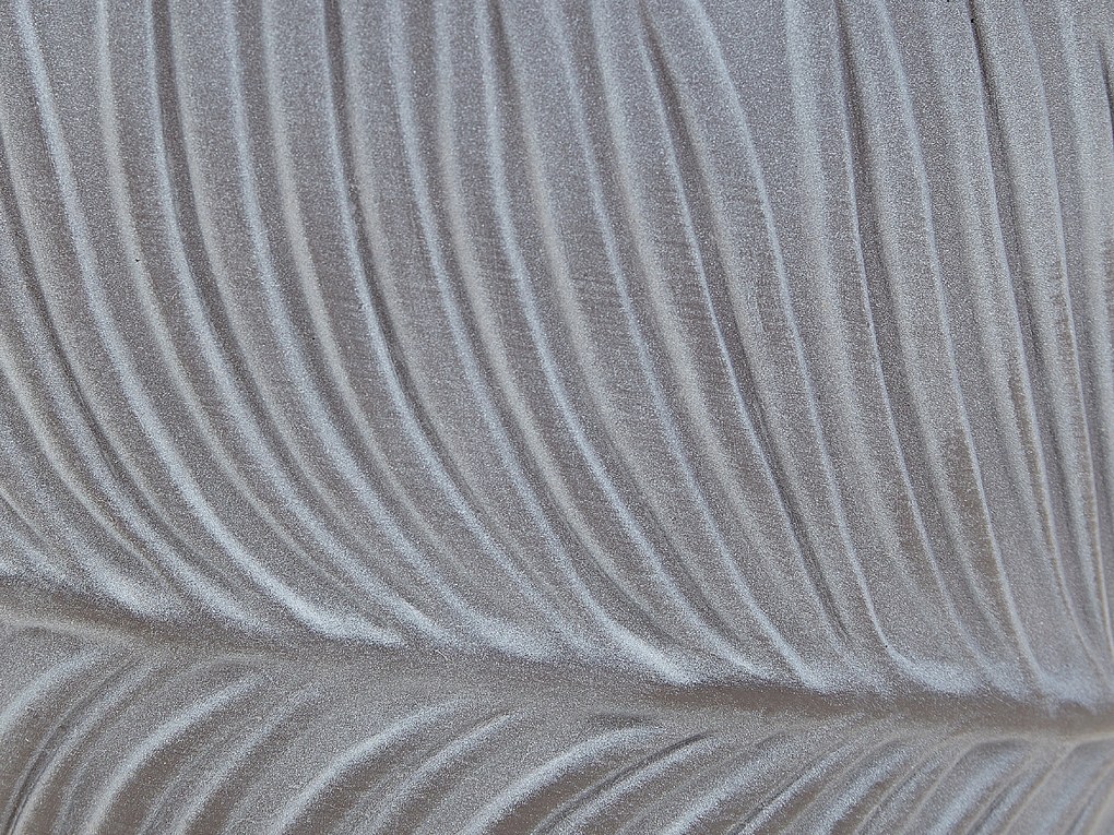 Vaso da fiori argilla grigio 35 x 35 x 33 cm FTERO Beliani
