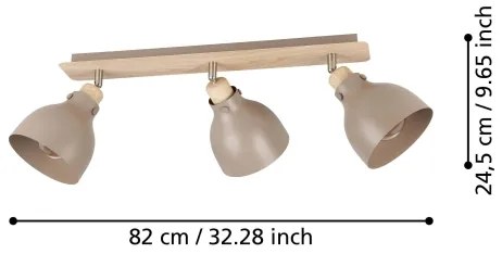 Eglo 900713 - Faretto ARRECIFE 3xE27/28W/230V