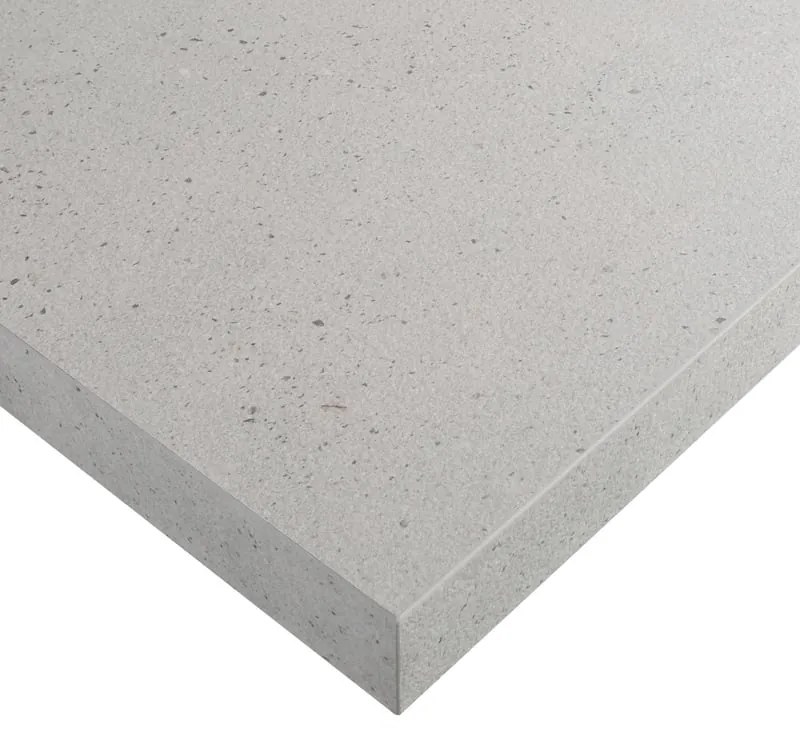 Piano cucina in truciolare grigio chiaro Sable Blanchi L 304 x P 63 cm, spessore 3.8 cm