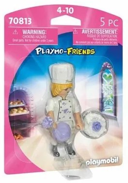 Statuetta Articolata Playmobil Playmo-Friends 70813 Pasticcere (5 pcs)