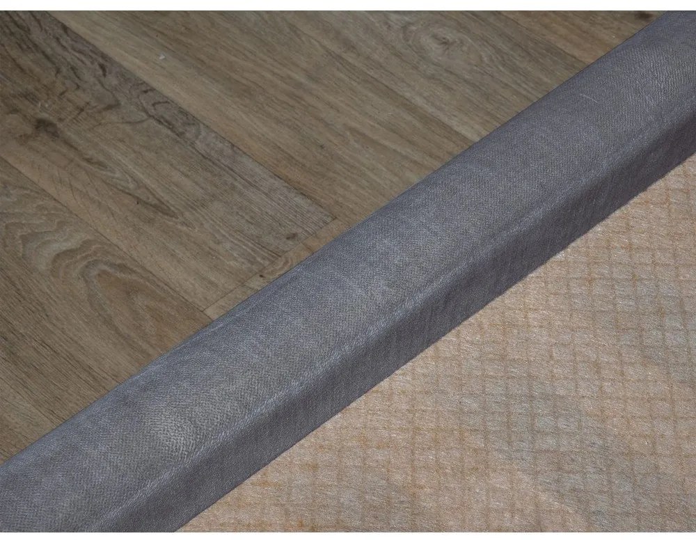 Letto matrimoniale imbottito grigio scuro con contenitore con griglia 160x200 cm Jade - Bobochic Paris