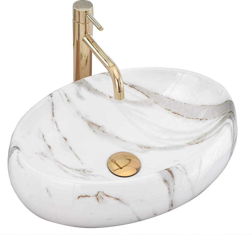 Lavabo da appoggio Rea Linda Lava