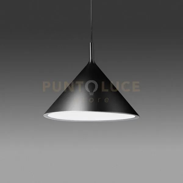 Barbie s/g - lampadario a sospensione in alluminio nero/bianco opac...