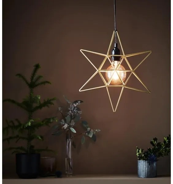 Markslöjd 705298 - Decorazione natalizia CONTOUR 1xE27/40W/230V oro