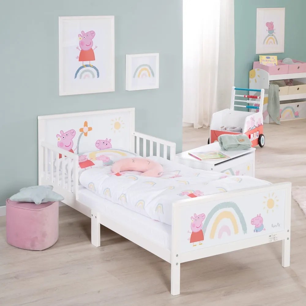 Biancheria da letto per culla in cotone 100x135 cm Peppa Pig - Roba
