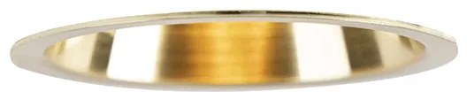 Set di 6 faretti da incasso moderni oro - Dept