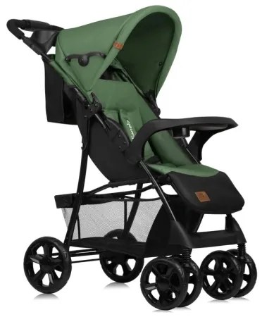 Lionelo - Passeggino EMMA PLUS verde/nero