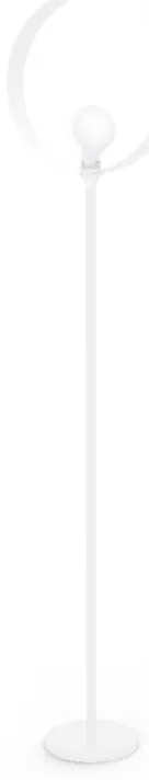 Lampada da terra Nucleo in acciaio, H 180 cm, E27 MAX42W LUMICOM