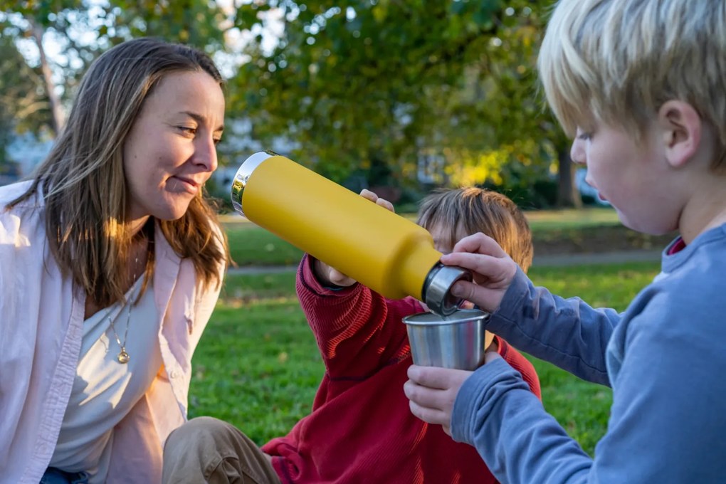 Borraccia termica in acciaio inox Klean Kanteen Insulated Classic Narrow - Marigold 750 ml