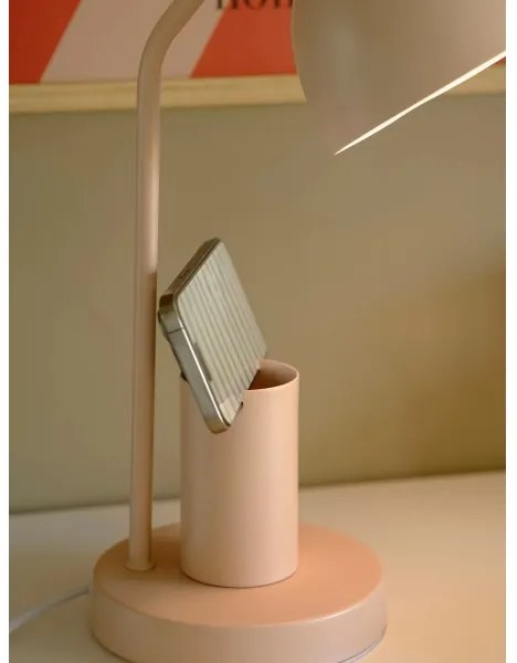 Nordlux - Lampada da tavolo DEVONE 1xE27/15W/230V rosa